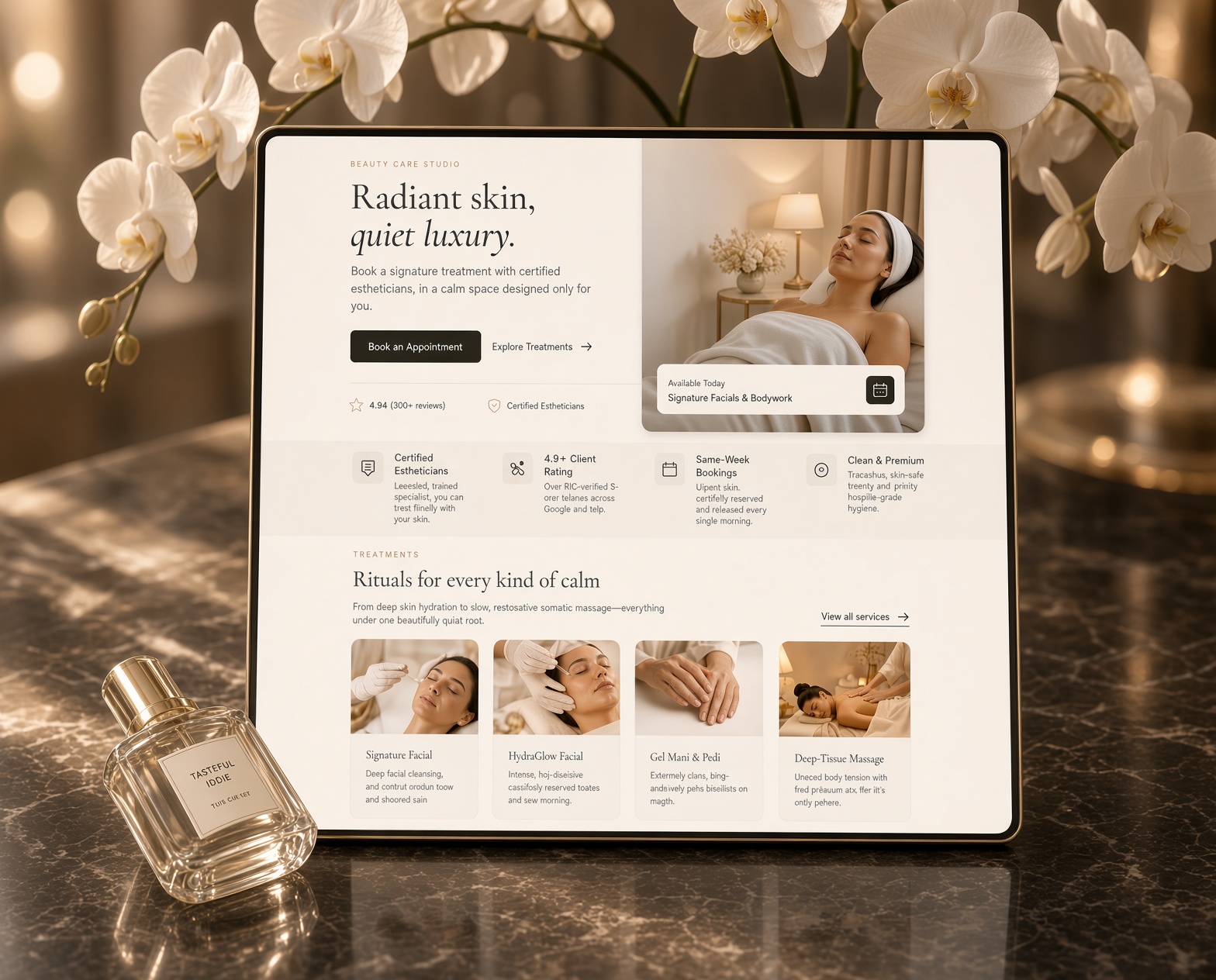 Atelier Serein website template preview